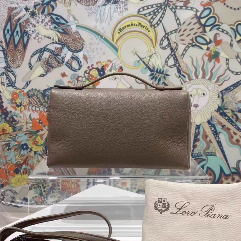 Loro Piana Elephant Grey Handbag - Picture 2 of 5